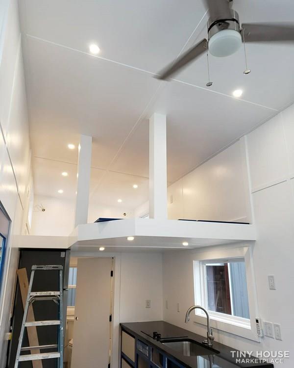 Custom Modern Farmhouse 24x8 Tiny house built by Wind River Tiny Homes 90% done - Image 4 Thumbnail