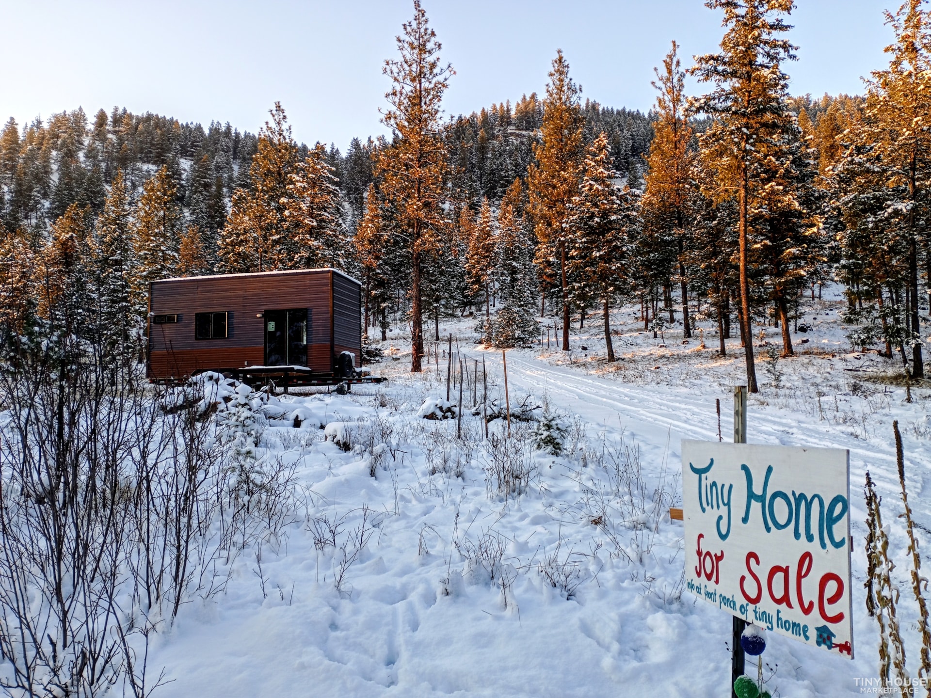 Custom Tiny Home for Sale in MT, "The Contemporary Cabin" - Image 1 Thumbnail