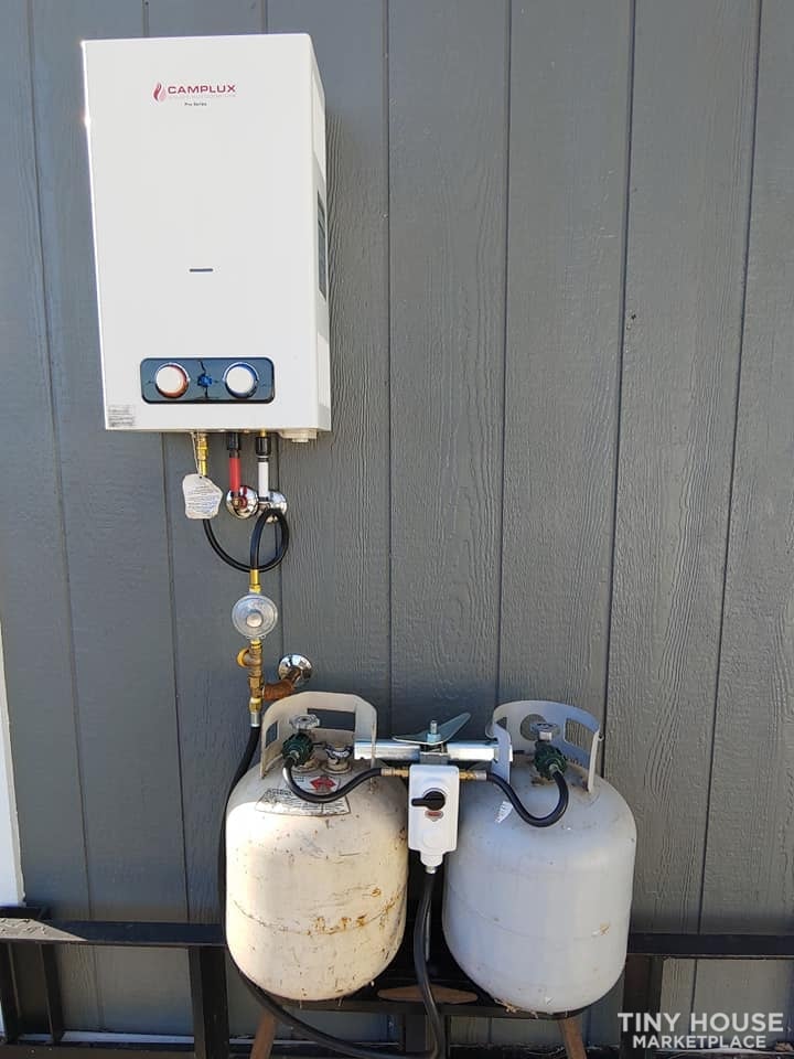  Custom Tiny house on Trailer with loft, Flush toilet, & Awning for Outdoor Life - Image 2 Thumbnail
