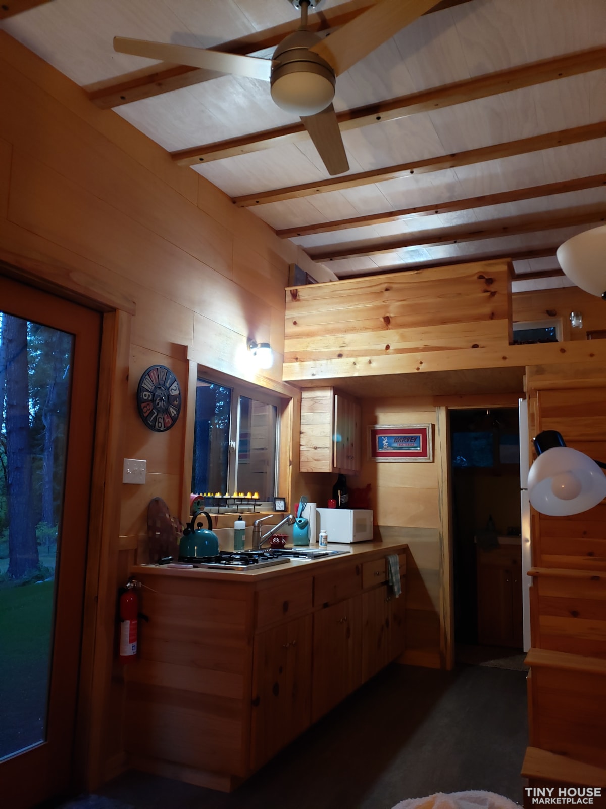 Custom wood paneled tiny house on trailer - Image 3 Thumbnail