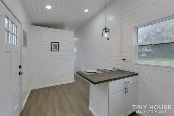 Downstairs Bedroom, full size kitchen and bathroom tiny home on wheels - Image 3 Thumbnail