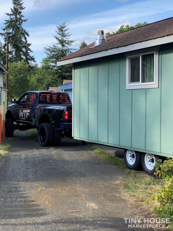 Eco Built Studio on Wheels with sleeping loft and large wood fired Sauna.  - Image 4 Thumbnail