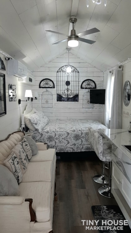 PENDING SALE Elegant Chandelier House with Clawfoot Bathtub - Image 2 Thumbnail