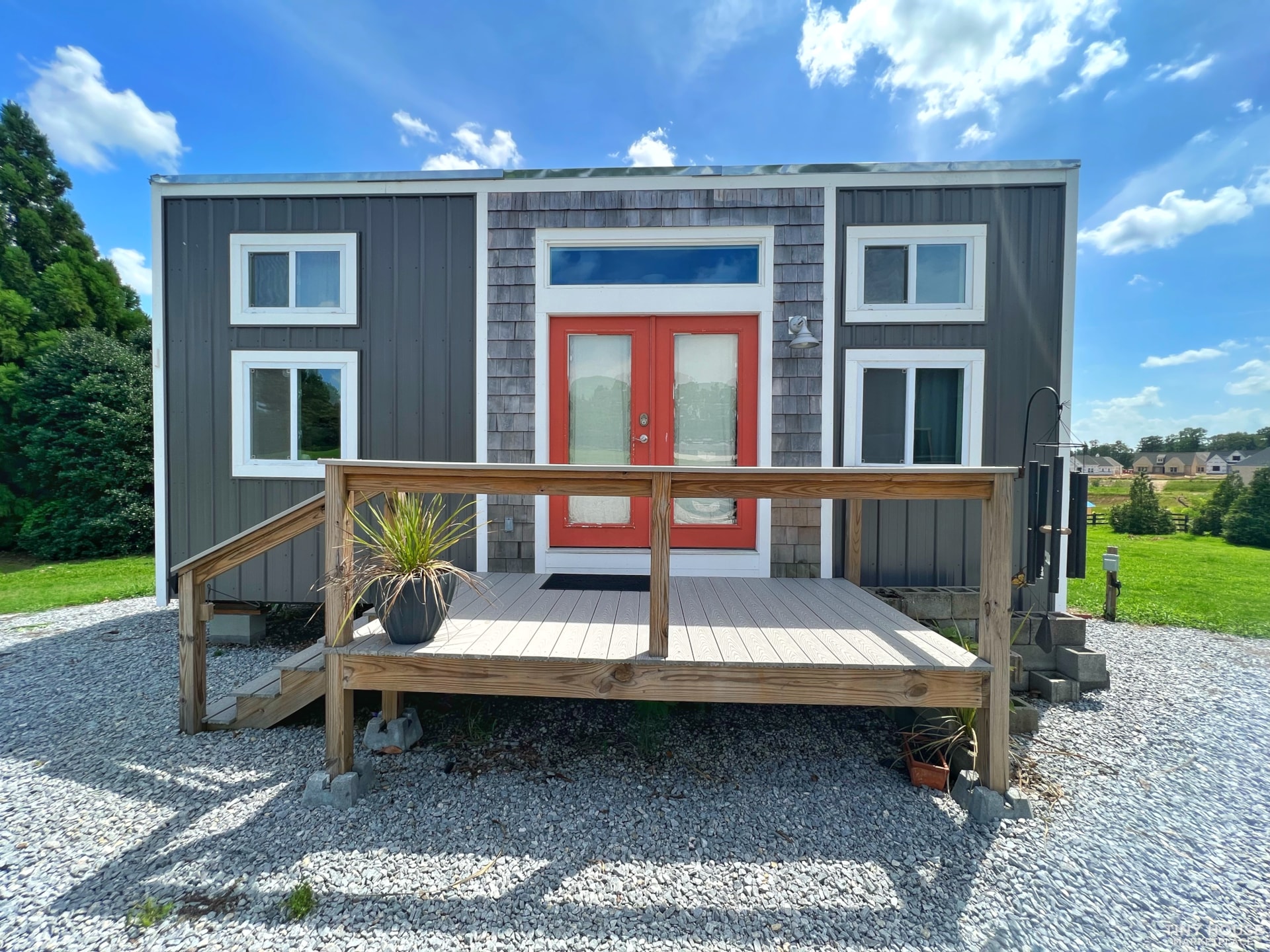 Farmhouse Style Tiny Home on Wheels