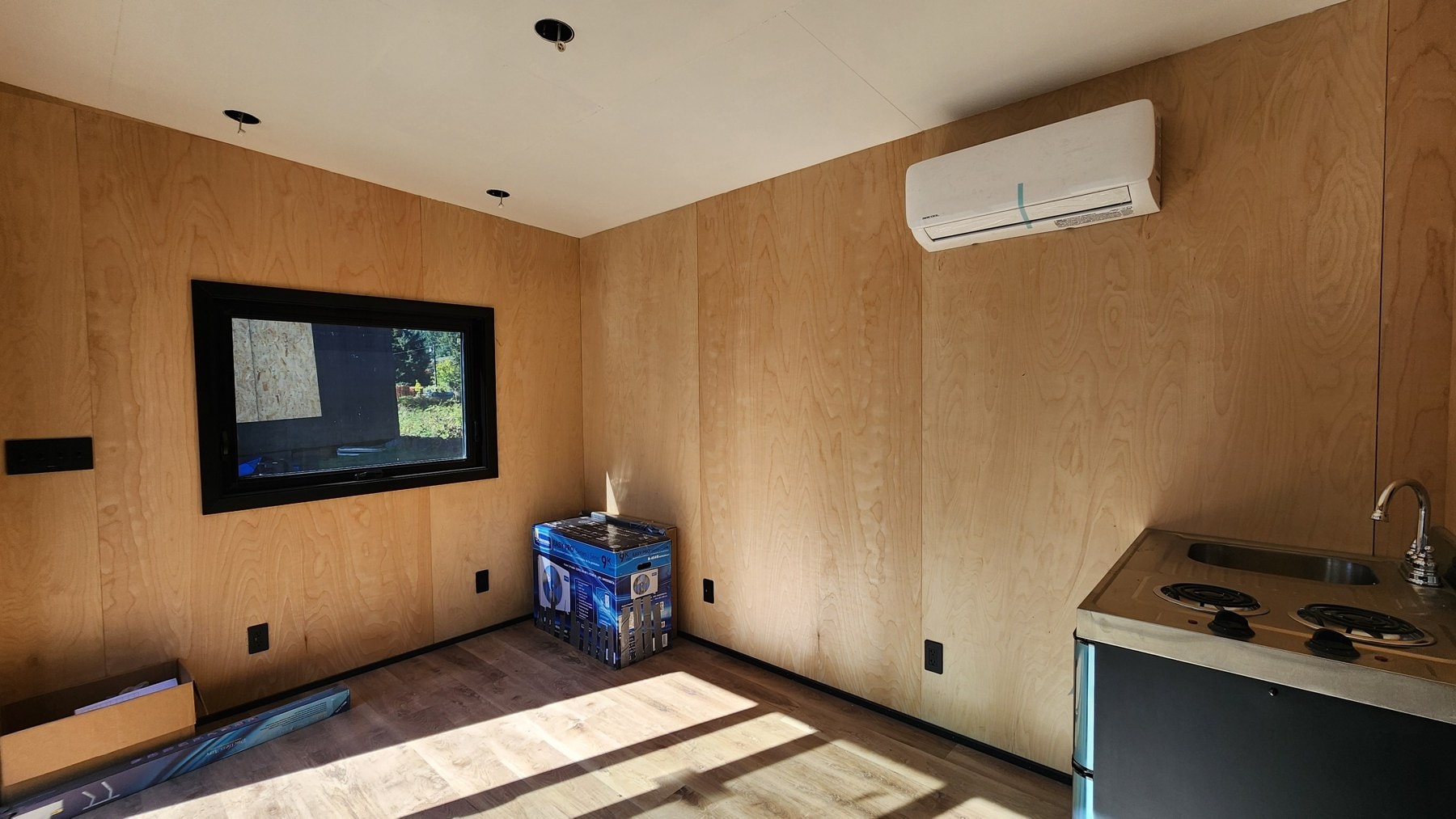 Finished 10x16 Backyard Office / Studio - Bathroom, Kitchenette, Mini-Split - Image 4 Thumbnail