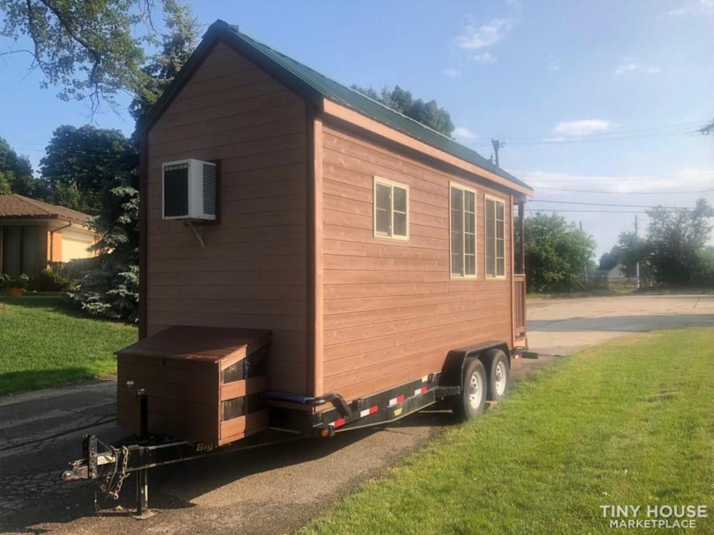 Full Cedar House on Wheels (We Deliver, Ships Quick!) - Image 2 Thumbnail