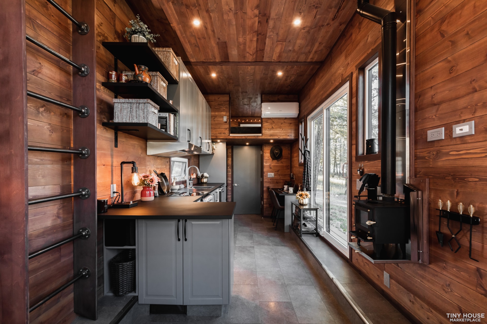 High End Designer Chalet Style THOW - Wood Stove + Full Bath - TURN-KEY - Image 2 Thumbnail