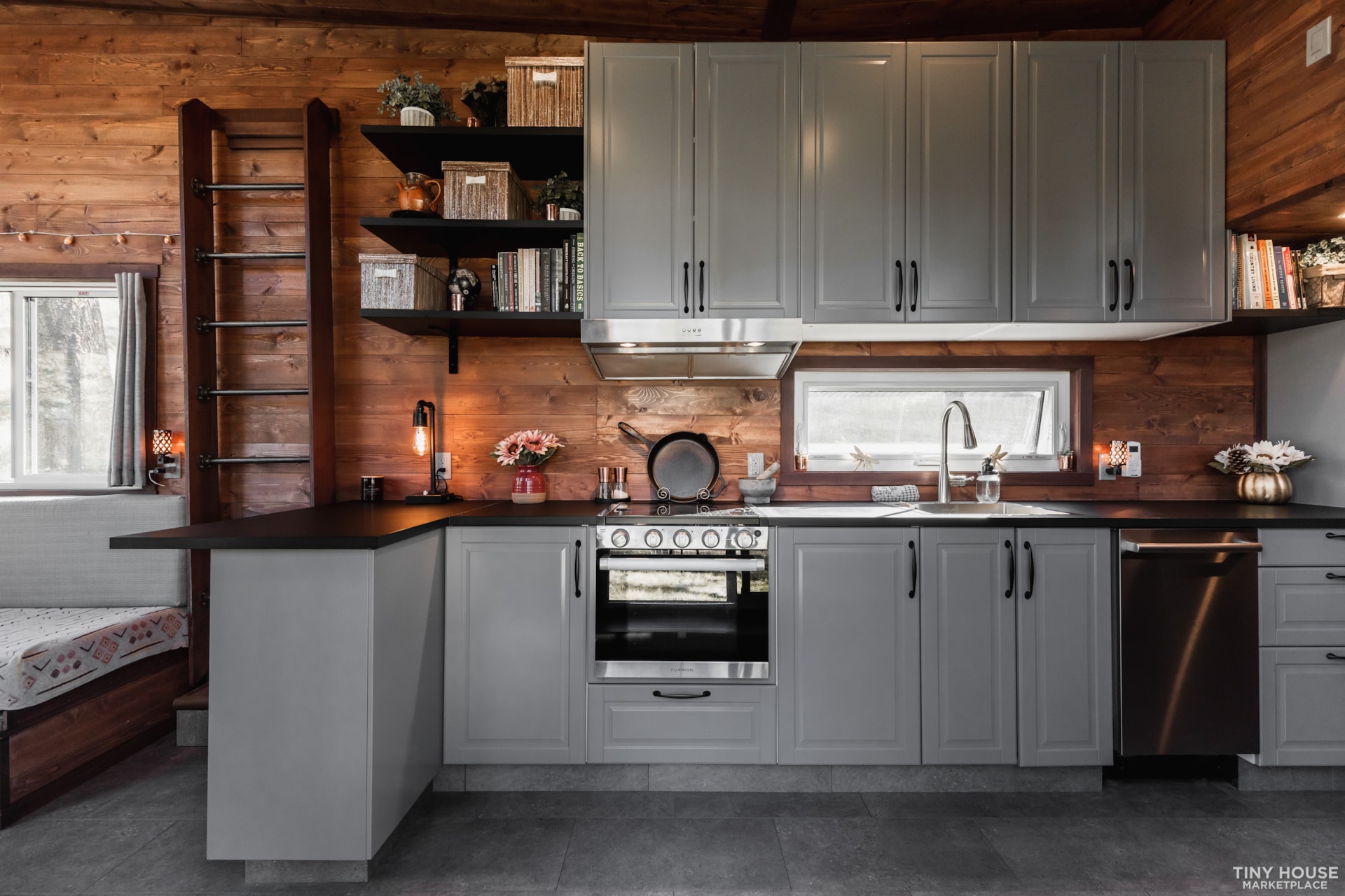 High End Designer Chalet Style THOW - Wood Stove + Full Bath - TURN-KEY - Image 4 Thumbnail
