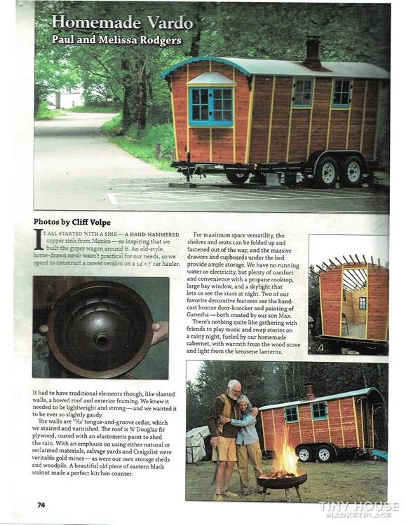 Gypsy Wagon / Vardo, as seen in the book “Tiny Homes on the Move” - Image 3 Thumbnail