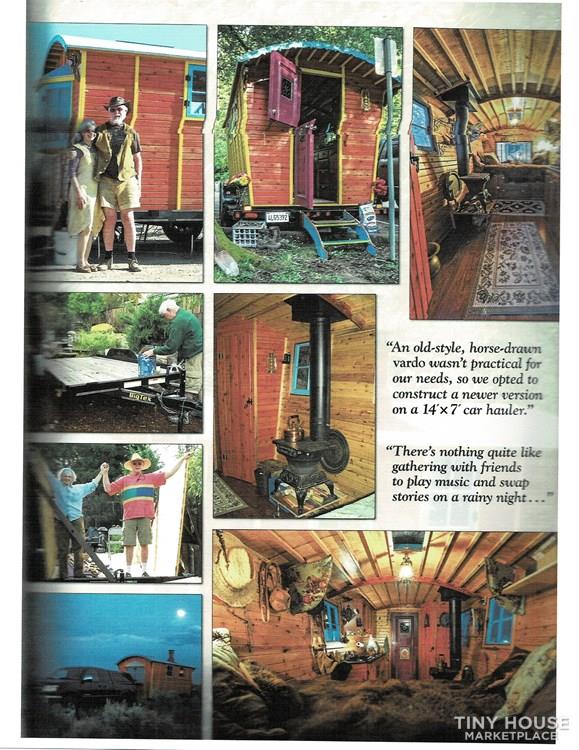 Gypsy Wagon / Vardo, as seen in the book “Tiny Homes on the Move” - Image 4 Thumbnail