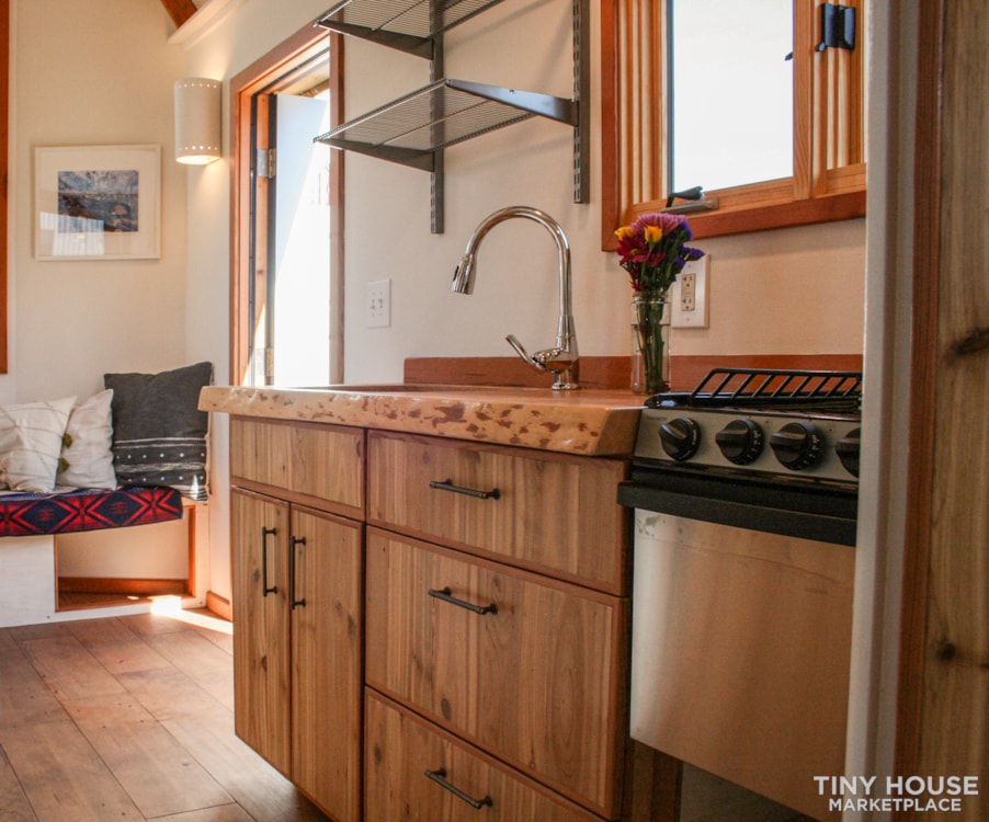 Handmade Tiny House with curved ceilings and beautiful wood details - Image 2 Thumbnail