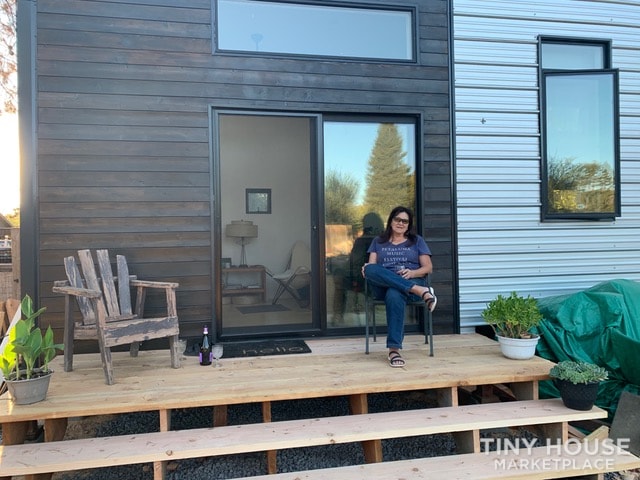 Industrial/Modern Style Tiny Home for sale.  10'x28' plus 90sf loft - Image 2 Thumbnail