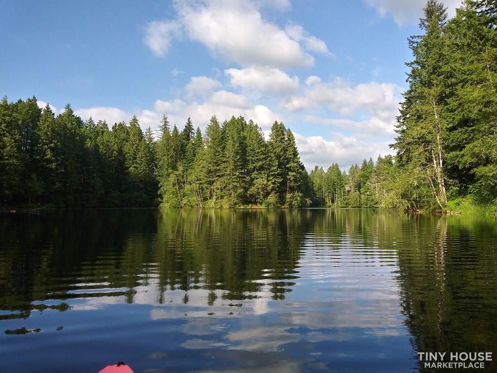 Lakefront micro cabin