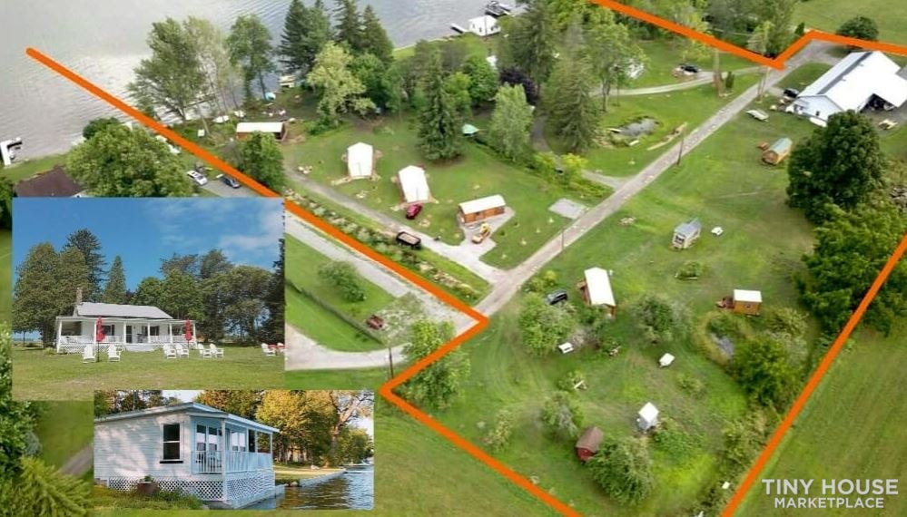Lakefront Tiny House Village & Glampground 4 sale next to State Park - Image 1 Thumbnail