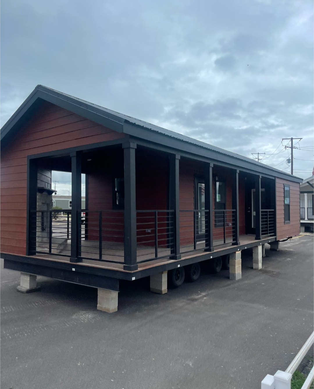 Luxury Cabin Tiny Home w/ Full Covered Porch & Outdoor Fireplace - Image 1 Thumbnail