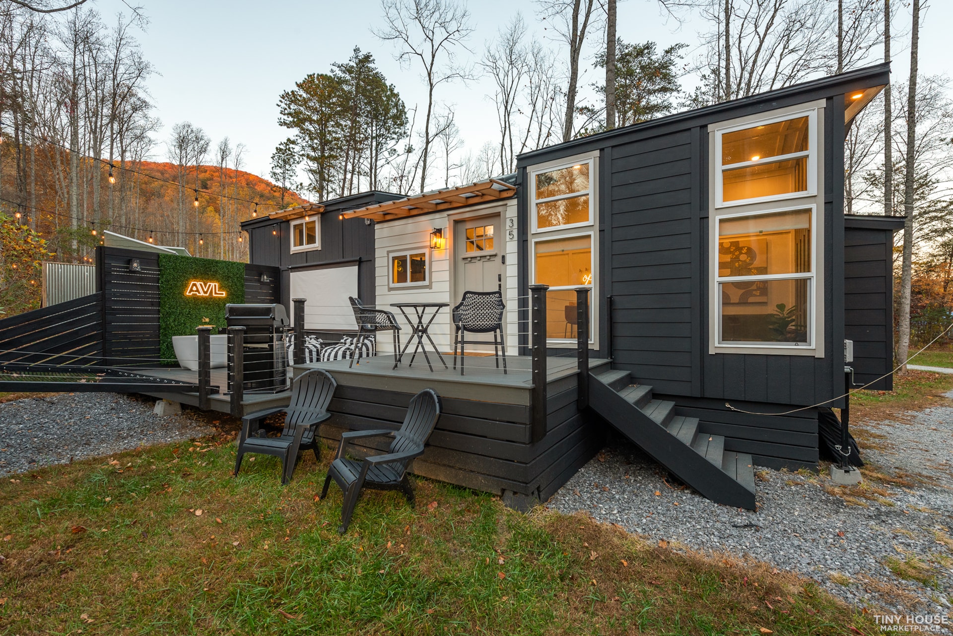 Luxury Modern Turn-Key Tiny House on Wheels with Deck - Image 2 Thumbnail