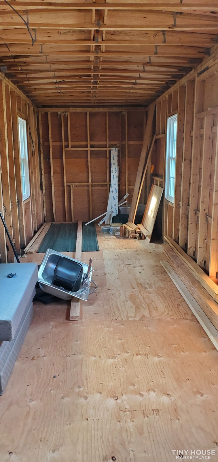 Mobile Tiny House Shell 28’ for sale  - Image 3 Thumbnail