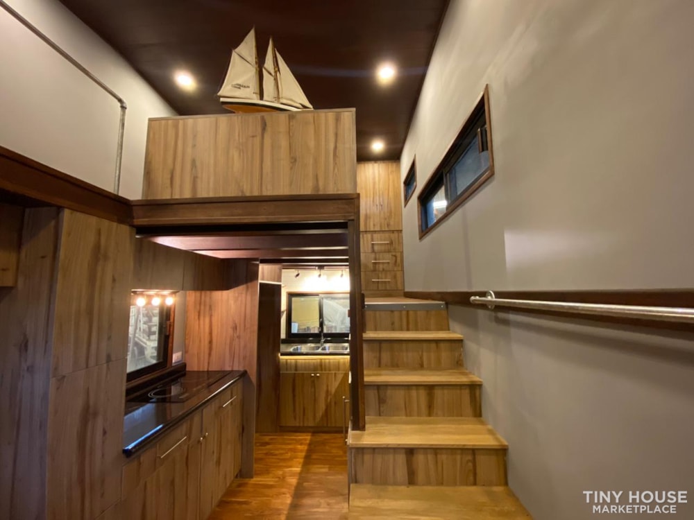 Modern tiny house on wheels for sale