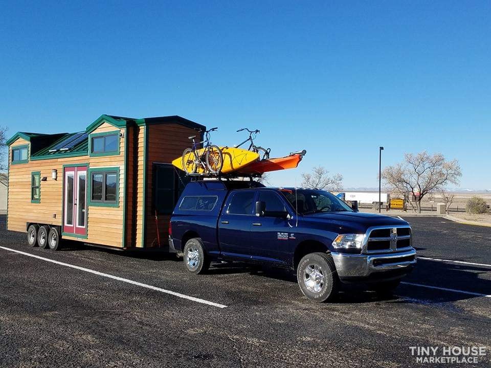Mountain Cabin Style Tiny Home On Wheels