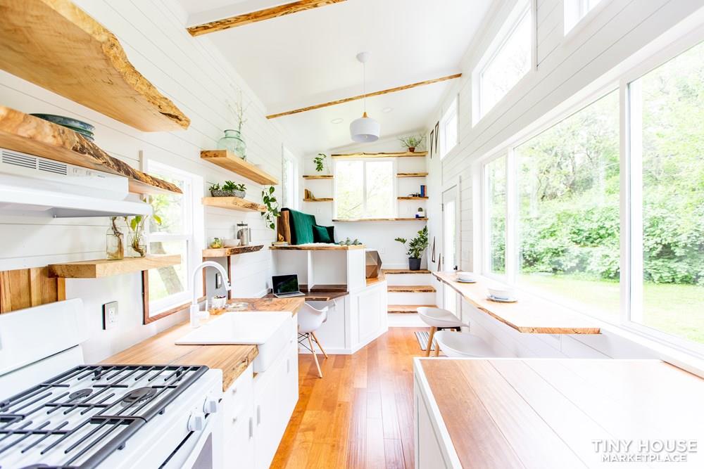 Natural Modern 30ft Tiny House "Gardenia" By Made Relative
