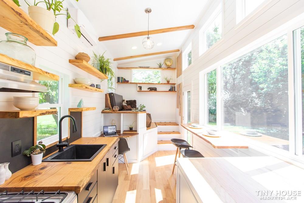 Natural Modern Luxury 26ft Tiny House on Trailer by Made Relative - Image 1 Thumbnail