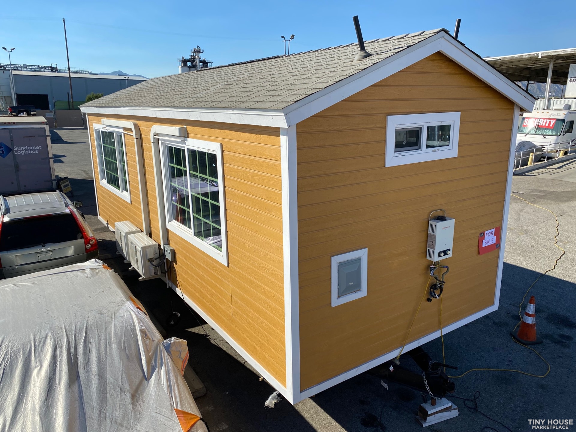 NEW 11' Wide Downstairs Bedroom Dual A/C 2021 Tiny House Contact for Tour in LA - Image 2 Thumbnail