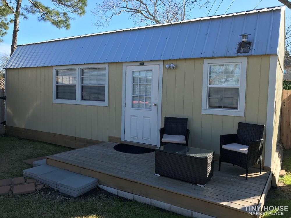 New cabin style tiny home with two lofts for sale - Image 1 Thumbnail