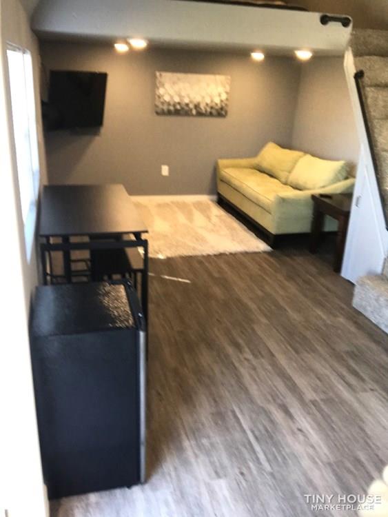 New cabin style tiny home with two lofts for sale - Image 2 Thumbnail