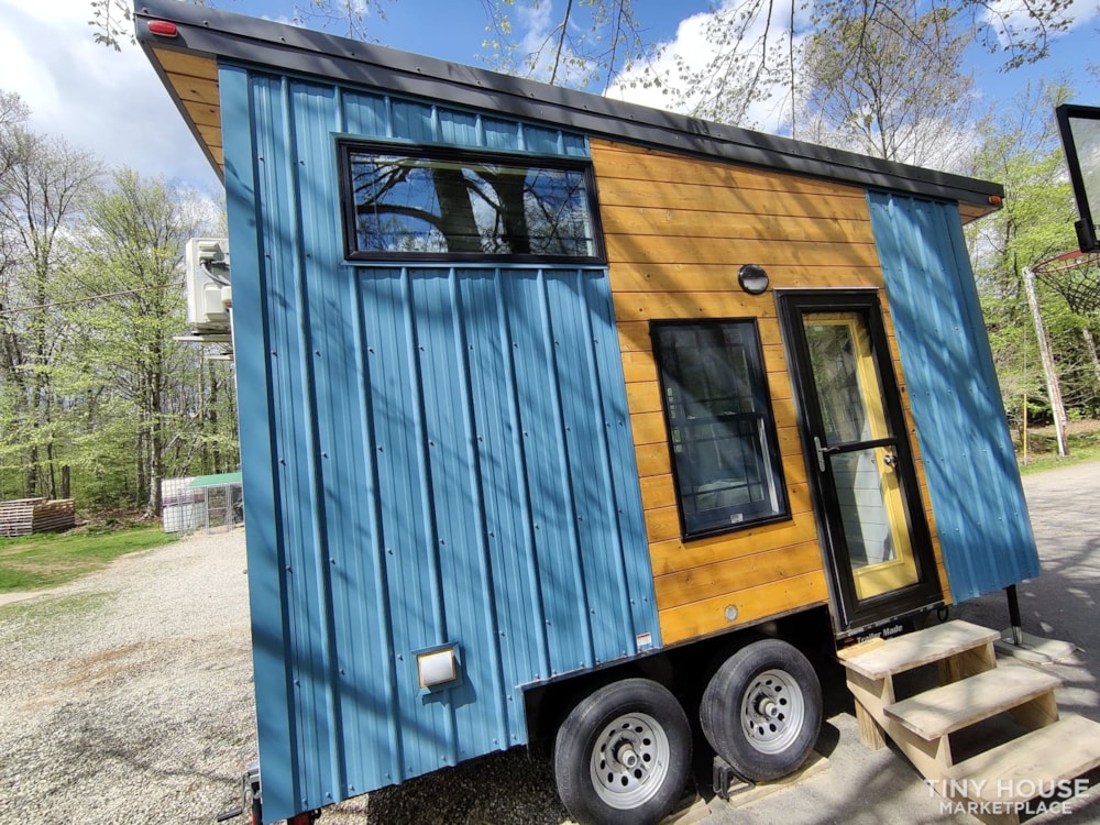 NOAH Certified 8x16 retro industrial farm style Tiny Home - Sold - Image 3 Thumbnail