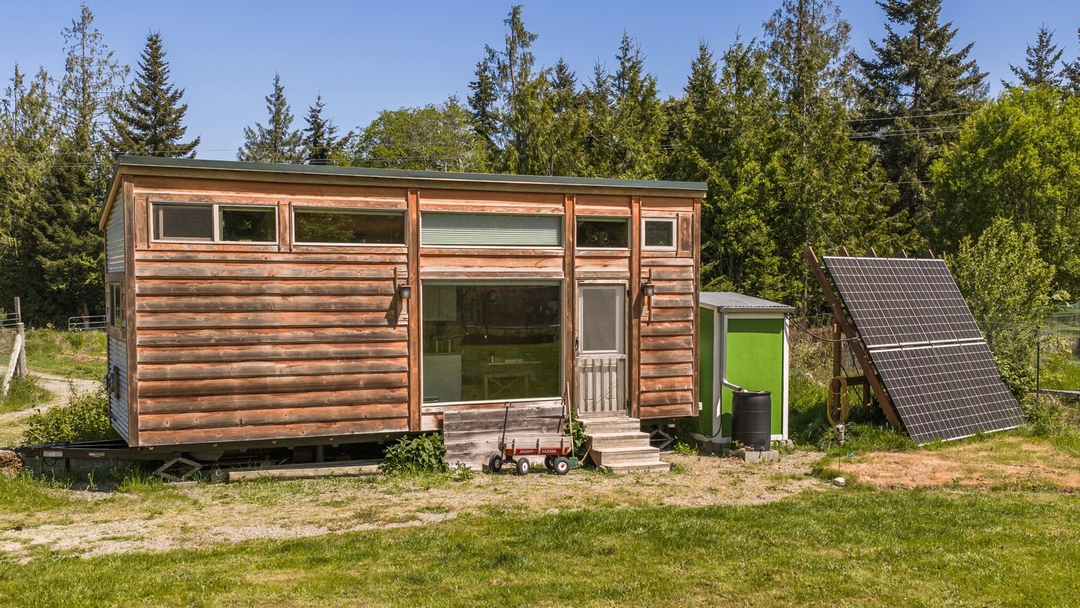 Off-Grid 26ft Dual-Loft THOW on Iron Eagle Triple-Axle Trailer (Port Angeles, WA