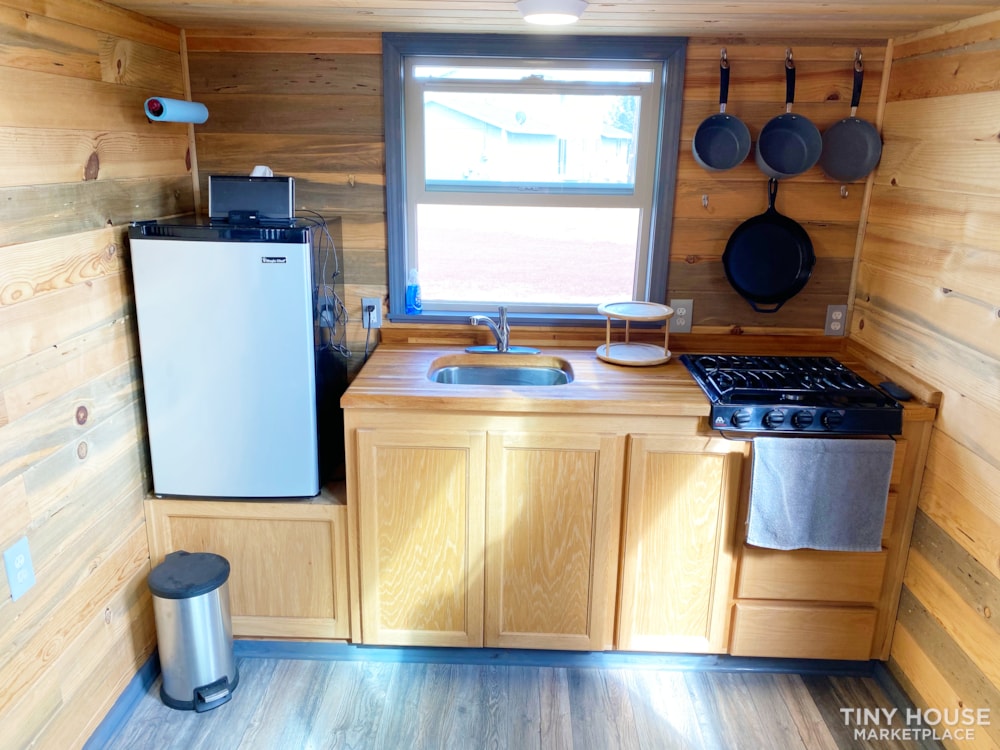 24x8.5 Natural Wood Tiny Traeger Grill Included! - Image 3 Thumbnail