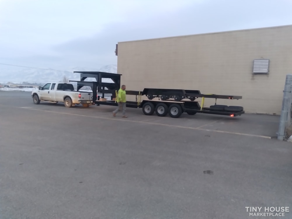 Official Tiny Home Builders 28' x 90" Gooseneck Trailer  - Image 3 Thumbnail