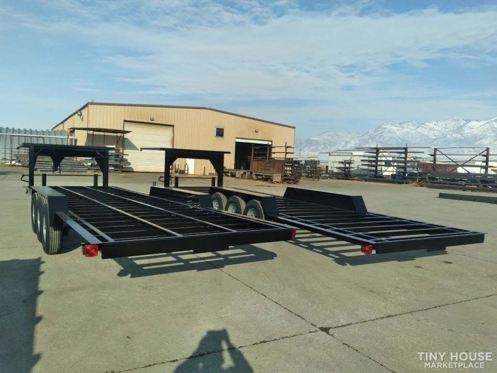 Official Tiny Home Builders 30' x 102" Gooseneck Trailer - Image 2 Thumbnail