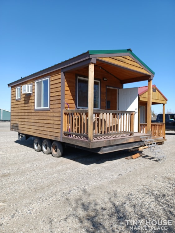 Portable Cedar Cabin with Addition - Image 1 Thumbnail
