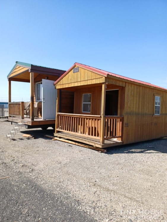 Portable Cedar Cabin with Addition - Image 3 Thumbnail