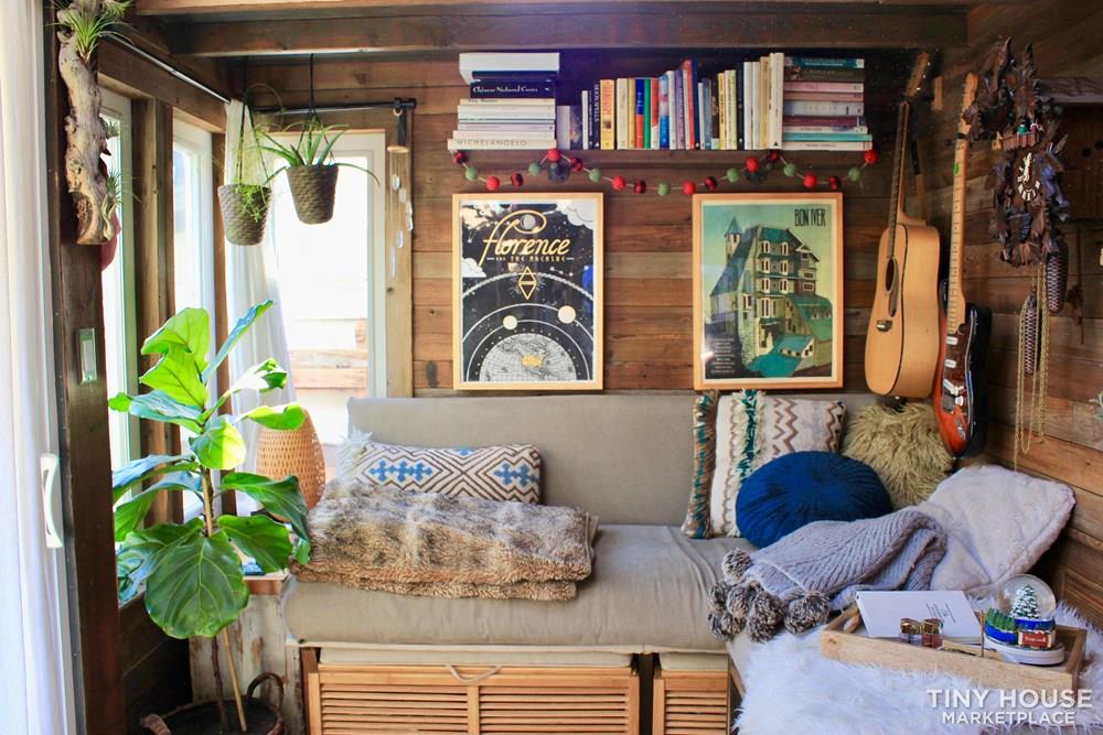 Rustic Tiny House on Wheels (Comes with Bonus Shed on Wheels!) - Image 4 Thumbnail