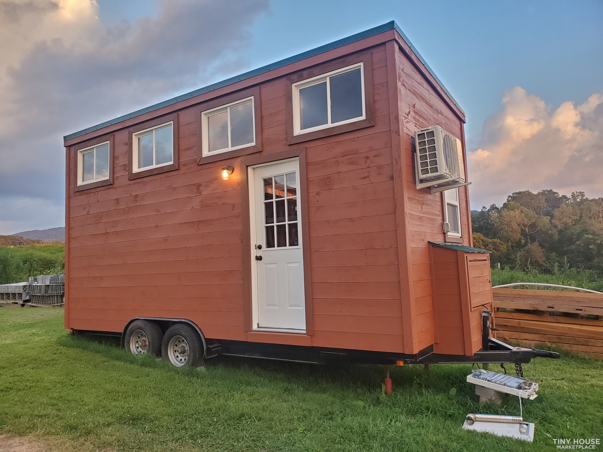 RVIA Certified Cedar Tiny Home 20x8 - Image 1 Thumbnail