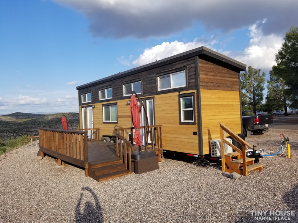 RVIA Certified Custom Mint Tiny House on Wheels