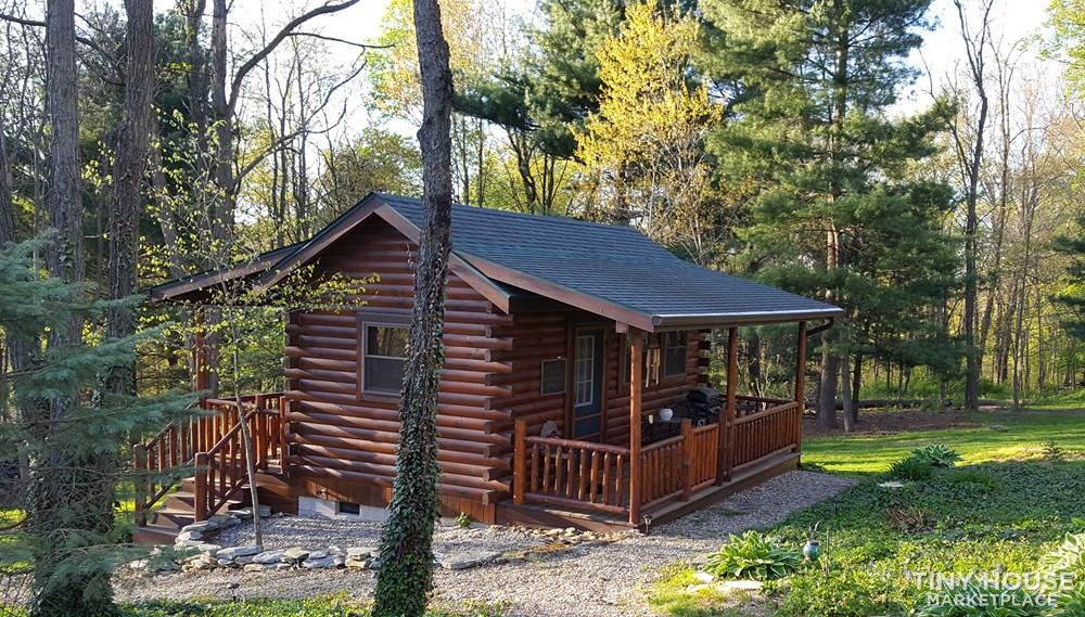 Log Cabin Across From Mohican State Forest - Sold - Image 1 Thumbnail