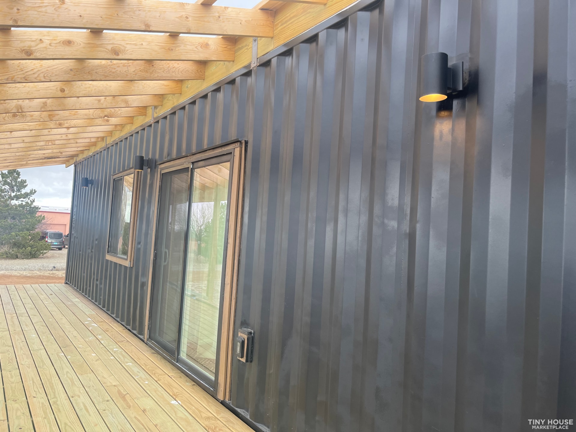 Shipping Container Tiny House and Trailer For Sale - Image 2 Thumbnail