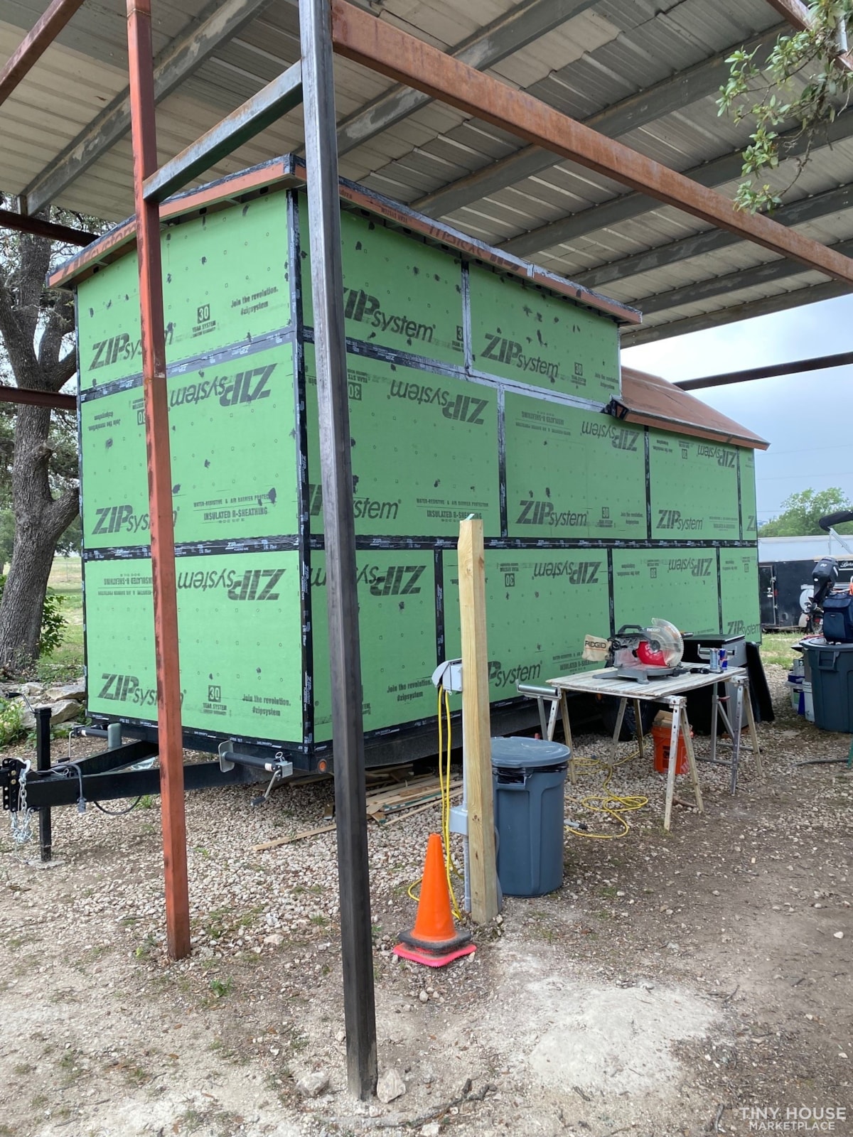STEEL FRAMED TINY HOUSE SHELL