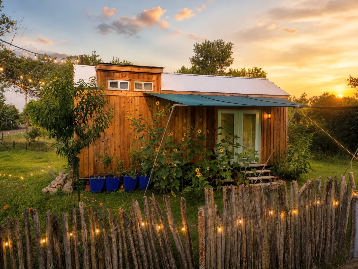 Storybook Cedar Tiny House on Wheels | Guest-Ready | 9