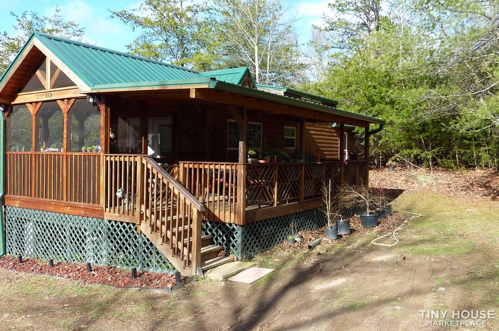 Tiny House For Sale Stunning Log Cabin Park Model