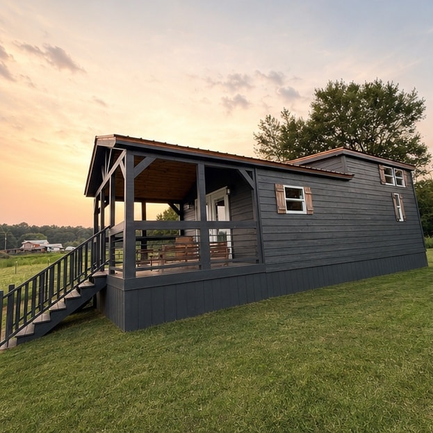 The Blackberry: Never-Occupied Tiny Home with Bedroom and Large Loft - Image 1 Thumbnail