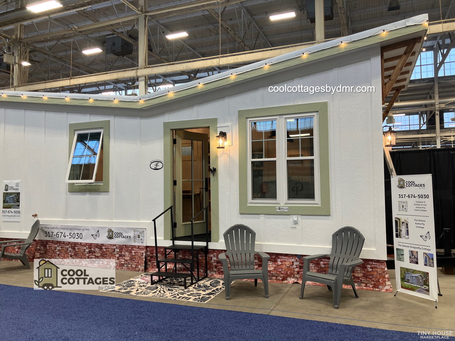 The Deluxe Butterfly Cottage  tiny home , 10'x28' , tri-axle trailer  - Image 2 Thumbnail