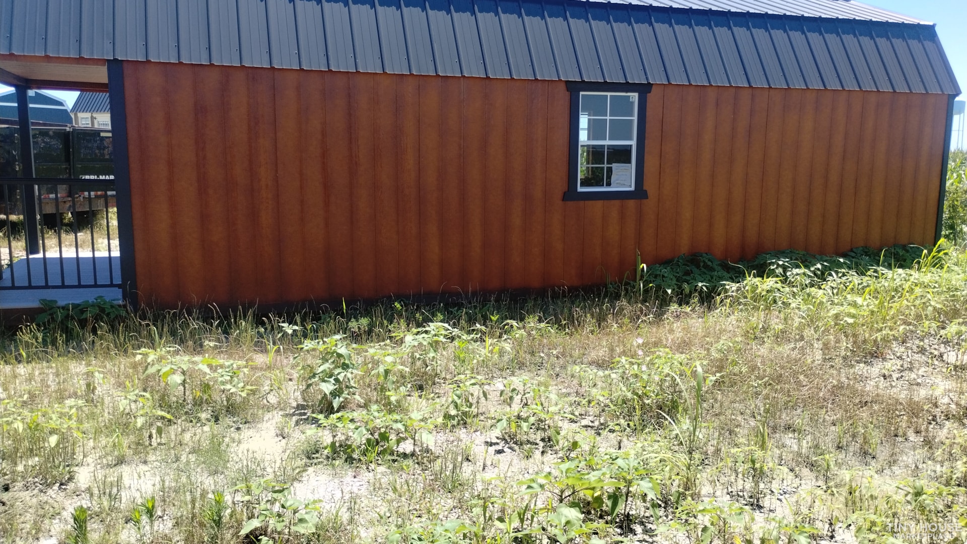 The Freeman Company Tiny 12 x 32 Deluxe Porch - Image 3 Thumbnail