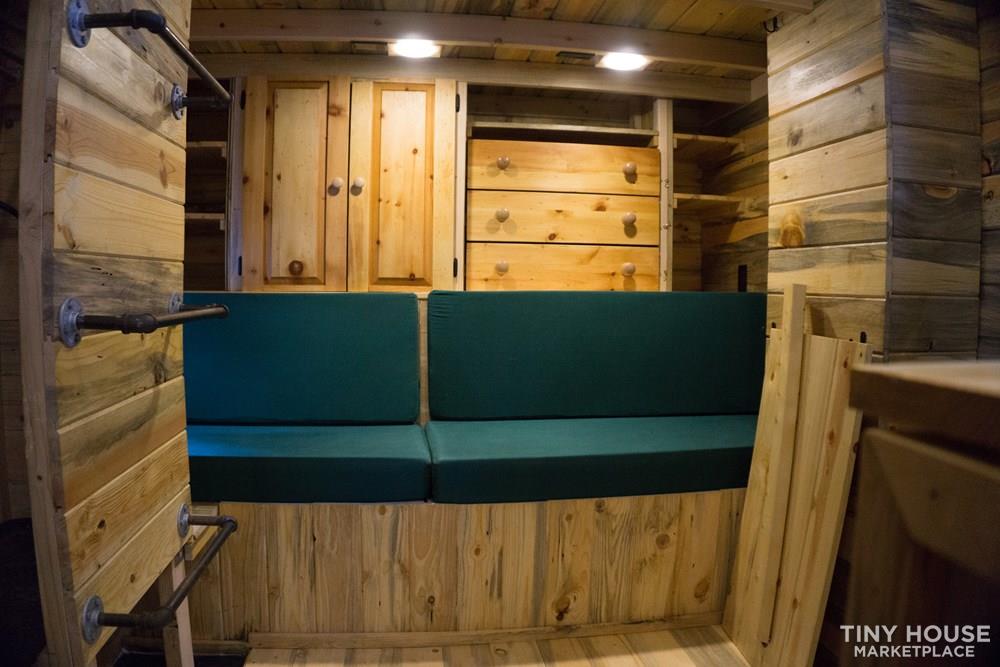 Tiny Cabin 12' x 8.5' Tiny House on Wheels - Image 4 Thumbnail