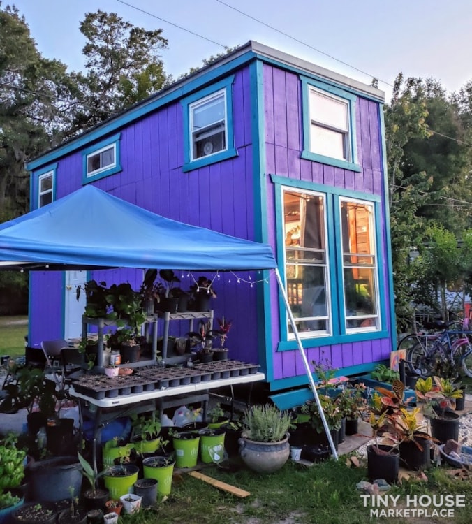 Purple Tiny home