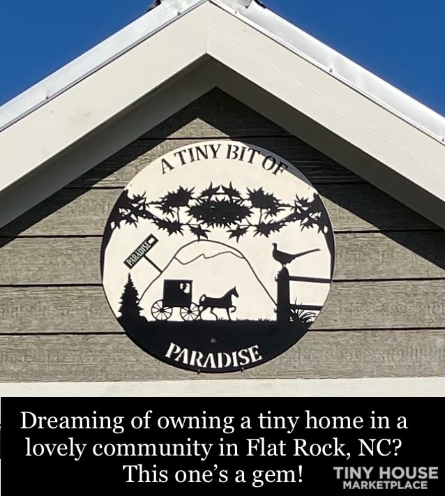 Tiny home cottage near Hendersonville NC, between Asheville and Greenville, SC