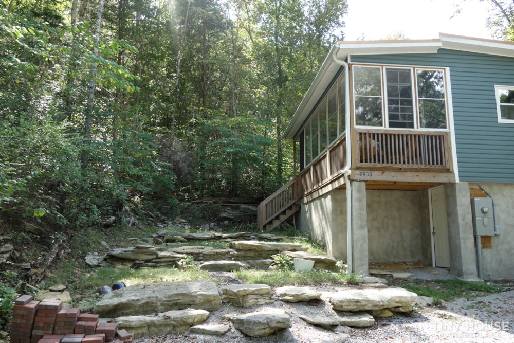 Tiny home in the woods